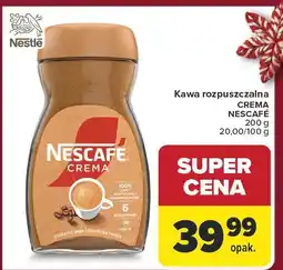 Carrefour Market Kawa rozpuszczalna Crema Nescafé oferta
