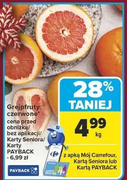 Carrefour Market Grejpfruty czerwone Carrefour Market oferta