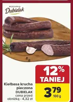 Carrefour Kiełbasa krucha pieczona DUBIELAK oferta