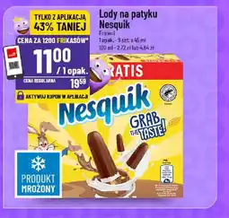 Polomarket Lody na patyku Nesquik Froneri oferta