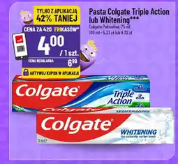 Polomarket Pasta Colgate Triple Action lub Whitening oferta