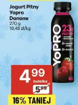 Delikatesy Centrum Jogurt Pitny Yopro Danone oferta