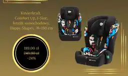 Smyk Kinderkraft, Comfort Up, I-Size, fotelik samochodowy, Happy Shapes, 76-150 cm oferta