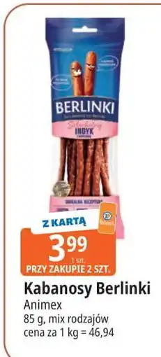 E.Leclerc Kabanosy z indyka Morliny Berlinki oferta