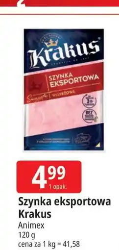 E.Leclerc Szynka eksportowa Krakus Animex oferta