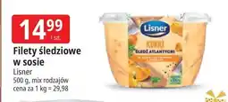 E.Leclerc Filety śledziowe w sosie śmietanowym z kurkami Lisner oferta