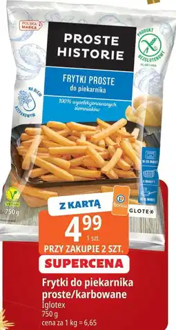 E.Leclerc Frytki karbowane do piekarnika Iglotex Proste Historie oferta