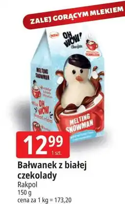 E.Leclerc Bałwan z białej czekolady Rakpol oferta