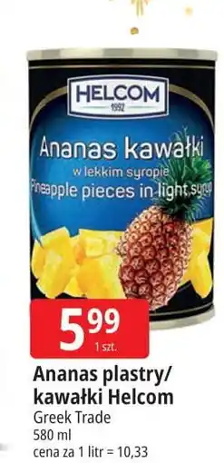 E.Leclerc Ananas w kostce Helcom oferta