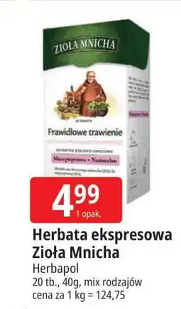 E.Leclerc Herbatka na trawienie Big-Active Zioła Mnicha oferta