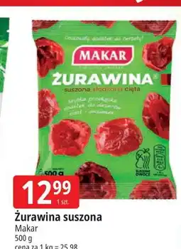 E.Leclerc Żurawina suszona Makar oferta