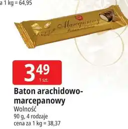 E.Leclerc Baton marcepanowy ze skórką pomarańczy Wolność oferta