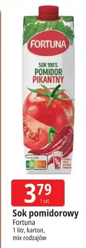 E.Leclerc Sok 100% pomidor pikantny Fortuna oferta