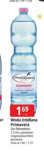 E.Leclerc Woda lekko gazowana Primavera oferta