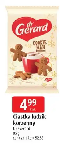 E.Leclerc Ciastka cookie man gingerbread Dr Gerard oferta