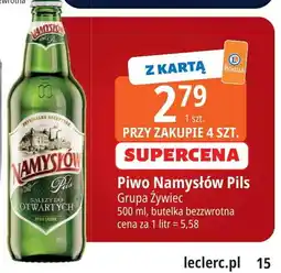 E.Leclerc Piwo Namysłów Pils oferta