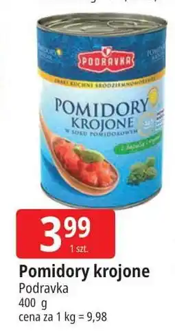 E.Leclerc Pomidory krojone z bazylią i oregano Podravka oferta