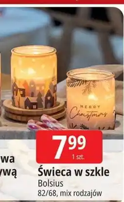 E.Leclerc Świeca w szkle 82 x 68 mm Bolsius oferta