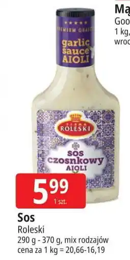 E.Leclerc Sos czosnkowy aioli Roleski oferta