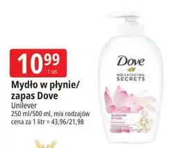 E.Leclerc Mydło w płynie glowing ritual Dove Nourishing Secrets oferta