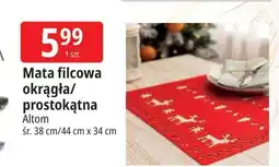 E.Leclerc Mata filcowa 44 x 34 cm Altom oferta