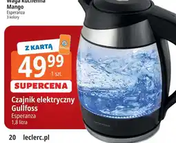 E.Leclerc Czajnik szklany ekk009 1.8 l Esperanza oferta