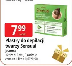 E.Leclerc Plastry do depilacji twarzy włosów normalnych Joanna Sensual oferta