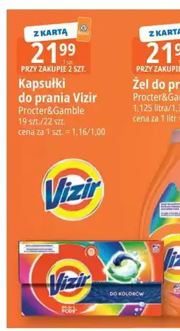 E.Leclerc Kapsułki do prania koloru Vizir All In One Pods oferta