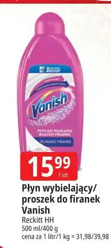 E.Leclerc Proszek do prania firanek Vanish Oxi Action Intelligence Plus oferta