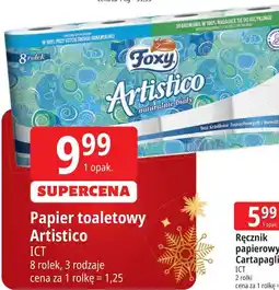E.Leclerc Papier toaletowy biały Foxy Artistico oferta