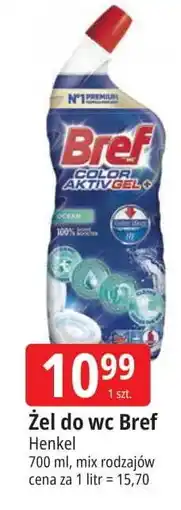 E.Leclerc Żel do wc ocean Bref Excellence Gel Color Aktiv oferta