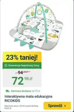 ERLI Interaktywna mata edukacyjna RICOKIDS oferta