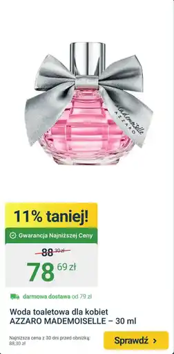 ERLI Woda toaletowa dla kobiet AZZARO MADEMOISELLE oferta
