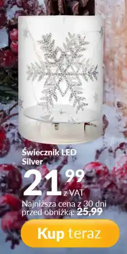 Poczta Polska Świecznik LED Silver oferta