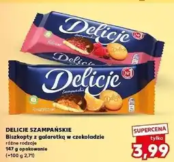 Kaufland Ciastka z galaretką malinową Delicje Szampańskie oferta