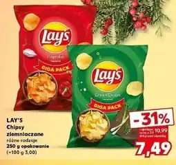 Kaufland Chipsy zielona cebulka Lay's oferta
