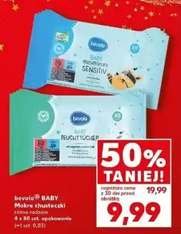 Kaufland Chusteczki nawilżające dla dzieci sensitiv Bevola Baby oferta