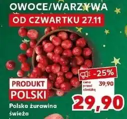 Kaufland Żurawina polska oferta