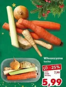 Kaufland Włoszczyzna tacka oferta