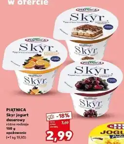 Kaufland Jogurt typu islandzkiego z pomarańczą Piątnica Skyr oferta