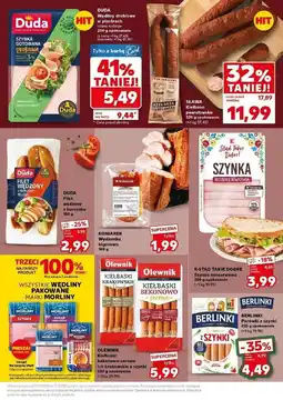 Kaufland Szynka drobiowa gotowana Silesia Duda oferta
