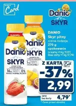 Kaufland Jogurt skyr mango-marakuja Danone Danio oferta