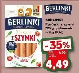Kaufland Parówki z szynki Morliny Berlinki Premium oferta