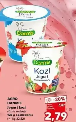 Kaufland Jogurt z mleka koziego naturalny Danmis oferta