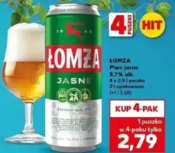 Kaufland Piwo Łomża Jasne (Dawniej Export) oferta
