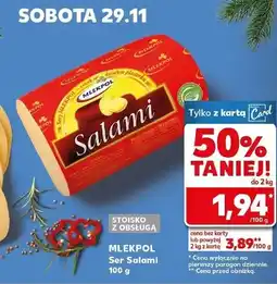 Kaufland Ser salami Mlekpol oferta