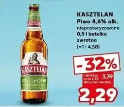 Kaufland Piwo Kasztelan Niepasteryzowane oferta