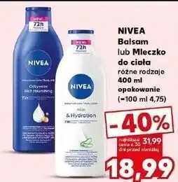 Kaufland Mleczko odżywcze skóra bardzo sucha Nivea oferta