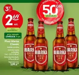 Żabka Piwo Warka oferta