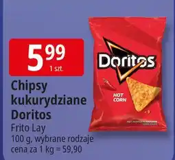 E.Leclerc Chipsy kukurydziane o smaku ostrej papryki Doritos oferta
